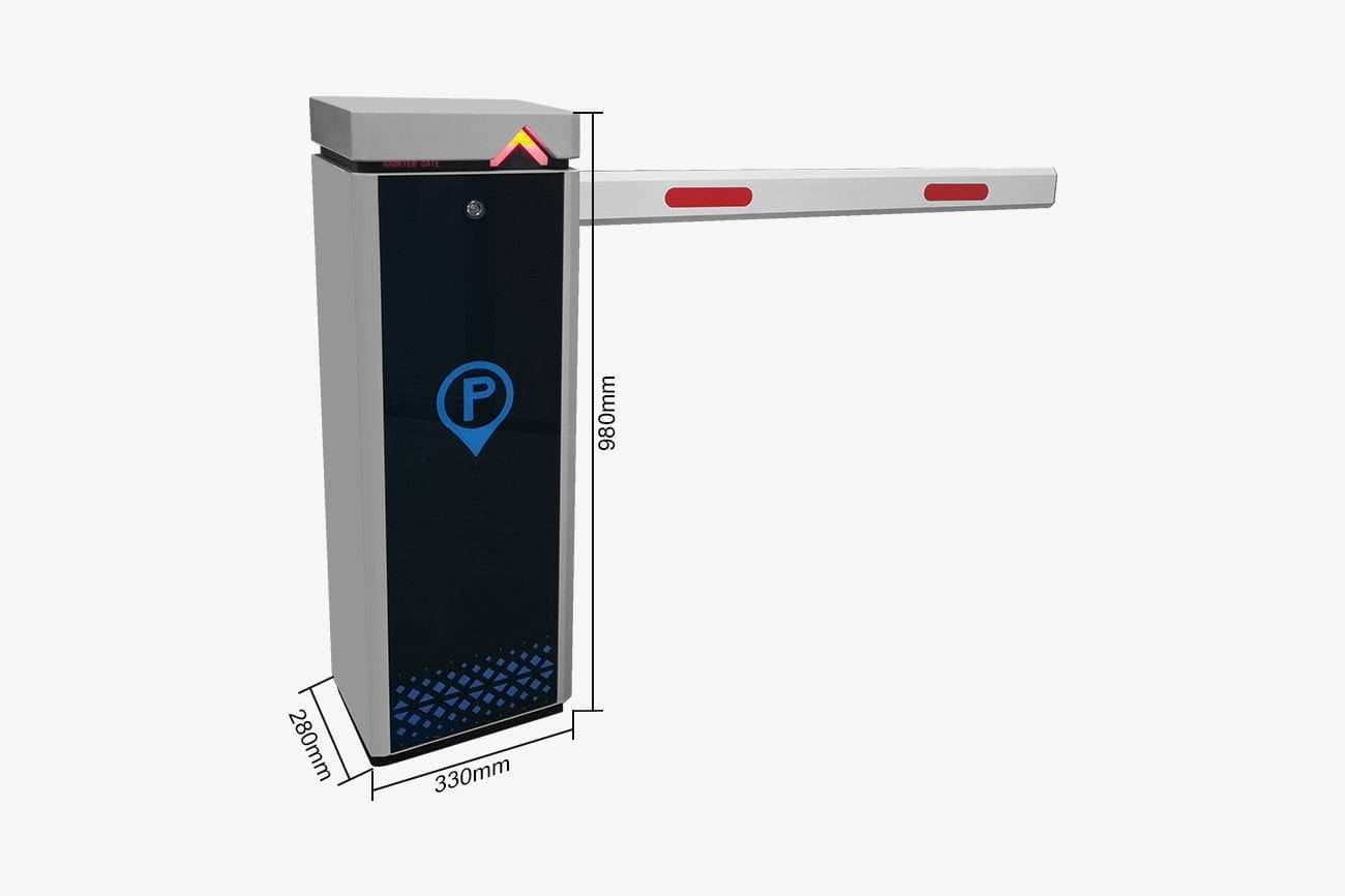 KS-DZ0023 - Karsun Access DC Brush-Less Boom Barrier Gate | KARSUN KS-DZ0023 - Karsun Access DC Brush-Less Boom Barrier Gate JS-LPRO1, KARSUN, KARSUN ACCESS, Access Control, Biometric Access Control, Face Recognition Device, Parking, Auto Payment Machine, Boom Barrier Gate, LPR Camera, Parking Guidance, RFID Parking System, Rising Bollards, Ticket/Card Dispenser, Turnstile, Flap Turnstile, High Speed Gate, Sliding Turnstile, Swing Turnstile, Tripod Turnstile, Waist /Full Height Turnstile, Parking Gate, Parking Barrier Gate, Boom Barrier, Parking Barrier, Barrier Boom Arm Gate, Parking Equipment, Automatic Boom Barrier Gate, DC Motor Barrier Gate, Car Park Barrier System KS-DZ0023 boom barrier gate provides a secure and convenient solution of stopping unauthorize vehicle or giving access to authorize vehicle, for parking lots with high traffic flow such as toll gate, shopping center, exhibition center, hospitals, airport etc. Previous Next Features Karsun DZ series boom Barrier gate is durable, accurate, flexible and safe. It assembles with aluminum alloy octagonal beam with the Max. Length of 6m, gate open/close time is 0.9s/1.5s/3s optional. Adopts 2nd generation DC brush-less mechanism, which merits for compact in structure, enhanced rigidity, and convenient for maintenance and operation. When the brake lever is in the horizontal or vertical state, the movement structure is completely self-locking, which can effectively protect the reducer from external impact. Compared with ordinary barrier gate mechanism, our failure rate can be reduced by about 20%. Anti-smashing function, rebound when encountering obstacles.Control Board in a Plastic box makes control board waterproof and dust-proof.All part is made by mold make the barrier gate accurate and stable.Safety- Loop detector: after vehicle passed the barrier will automatically close once the loop input was triggered. KARSUN