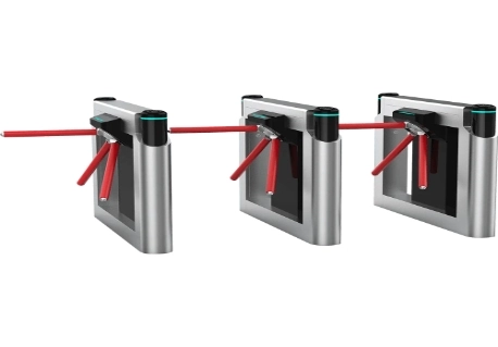What Are the 5 Key Features That Define a High-Quality Tripod Turnstile? | KARSUN KARSUN tripod turnstile with red arms