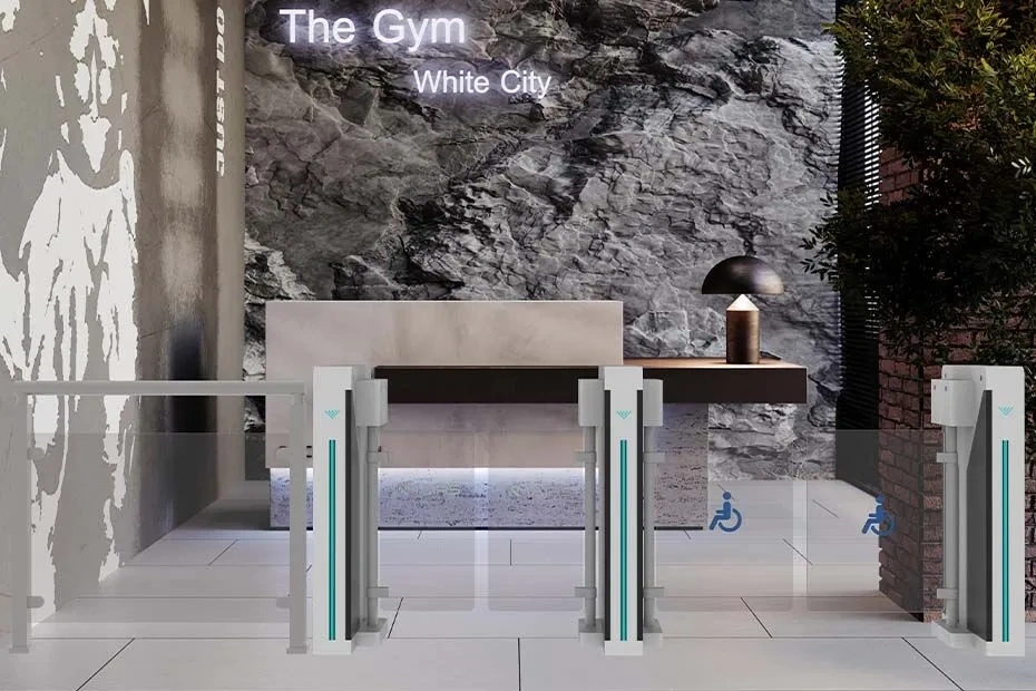 accessible gym turnstile gate